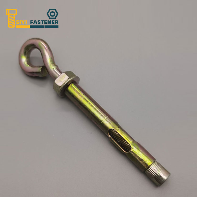 Carbon Steel Zinc Plated Sleeve Anchor with Conical Nut and O Hook