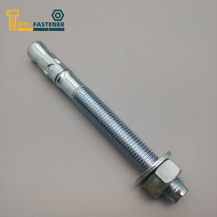 Carbon Steel Zinc Plated Wedge Anchor with Round Clip